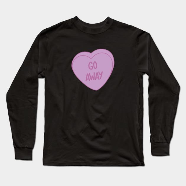 Go Away Long Sleeve T-Shirt by lulubee